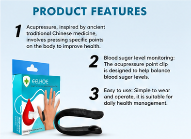 EELHOE - Sugar Control L14 Acupressure Point Clip